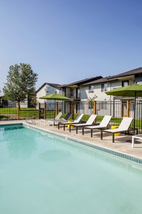 Sparkling Swimming Pool at Cedar House, Washington