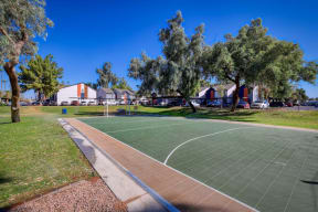 Community Basketball Court at The Julia Apartments, Mesa, Arizona