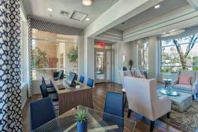 Lounge with modern furniture for apartment in mesa arizona at Vista Grove Apartments, Arizona, 85204