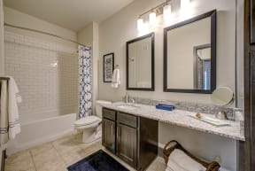 Bathroom With Storage at Gentry at Hurstbourne, Kentucky