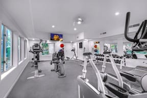 Fitness Center With Modern Equipment at Springs at Continental Ranch, Tucson, AZ, 85743