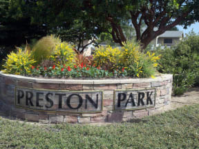 Monument sign of community