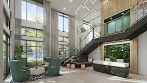 Clubhouse interior at Alta Davis, Durham, NC, 27703