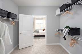 Large walk-in closet at Alta Davis, North Carolina, 27703