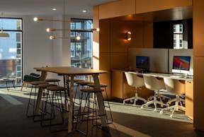 Office area with desk and chair at Alta Davis, North Carolina, 27703