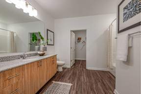 Spacious bathroom with dual sinks and ample storage at Brandywine Green, Brandywine