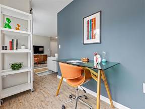 model home desk area work from home  at Vista Commons Apartments, Columbia