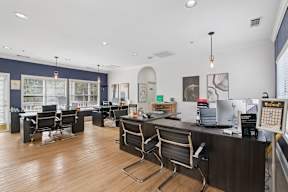 Modern office at Greenhouse Apartments, Kennesaw, Georgia