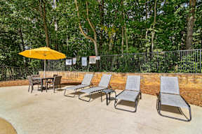 Sun loungers at Greenhouse Apartments, Kennesaw