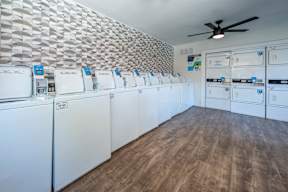 Apartments For Rent In Tempe, AZ - Villatree Apartments - Laundry Facility With Multiple Washers And Dryers