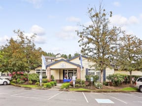 Leasing office entrance