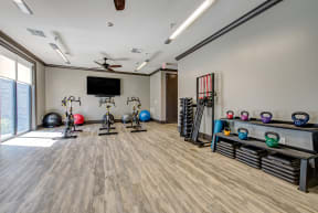 Fitness Center With Yoga at Gentry at Hurstbourne, Kentucky, 40222