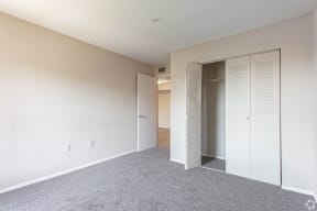 Bedroom with closet