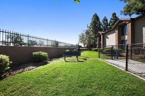 our apartments have a dog park with plenty of room to run and play  at Citrine Hills, California