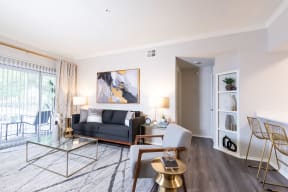 Bright Living Room at Promenade at Carillon, St. Petersburg, FL, 33716