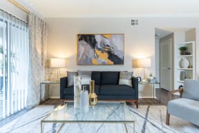 Stylish Living Room at Promenade at Carillon, Florida