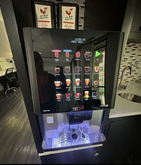 Black Coffee Vending Machine