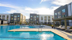 Elwood Indian Trail Apartments pool at Elwood Apartments, North Carolina