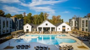 Pool and Pool House at Elwood Apartments, Indian Trail, NC, 28079