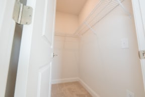 a walk in closet The North End Apartments