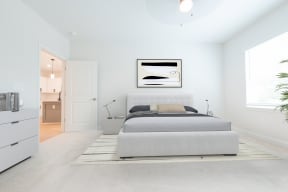 bedroom North End Apartments