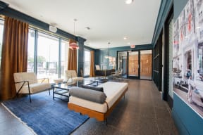 Community Clubroom at The Fitzgerald, Spartanburg, South Carolina
