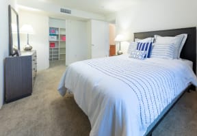 Phase 1 Master Bedroom at Bell Estates Apartments, Dundee, MI, 48131