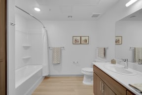 Bathroom at 59 Evergreen Apartments in Glendale Arizona