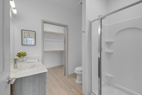 Bathroom at 59 Evergreen Apartments