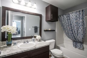 Bathroom at Centennial Crossing Apartments in Nashville Tennessee 2024.jpg