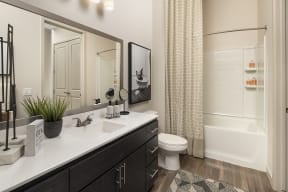 Bathroom at Parc Broadway Apartments