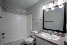 Bathroom at Saguaro Villas in Tucson AZ 2021