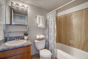 Bathroom at University Manor Apartments in Tucson, AZ
