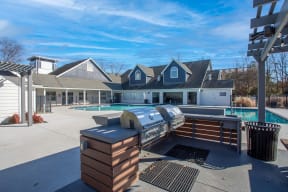 BBQ Grill Area at Centennial Crossing Apartments