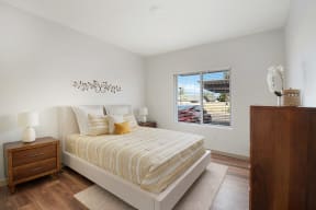Bedroom at 59 Evergreen Apartments in Glendale Arizona