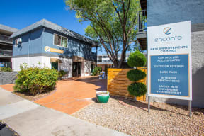 Exterior of Encanto Lofts in Albuquerque New Mexico