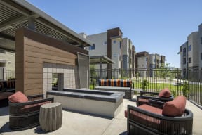 Fire Pit Area at Parc Tolleson Apartments in Tolleson Arizona