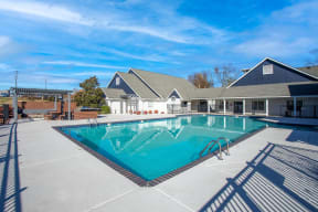 Gated Pool Area at Centennial Crossing Apartments in Nashville Tennessee