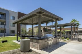 Grilling Area at Parc Tolleson Apartments in Tolleson Arizona