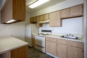 Kitchen at Acacia Hills Apartments in Tucson Arizona