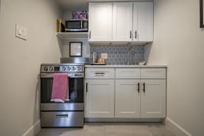 Kitchen at Polanco Apartments