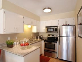 Kitchen at SunVilla Resort Apartments in Mesa, AZ