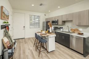 Kitchen with Appliances at Cabana Bridges Apartments in Tucson Arizona