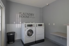 Laundry facility at Centennial Crossing at Lenox Gate in Goodletteville TN August 2020