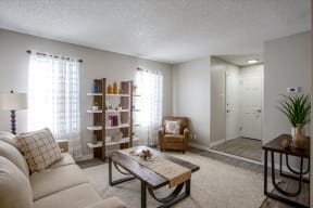 Living Room at Norte Villas in Albuquerque New Mexico