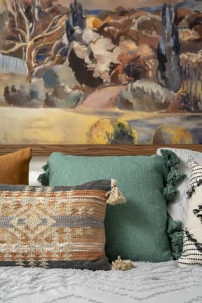 Pillow Decor at Cabana Bridges Apartments in Tucson Arizona