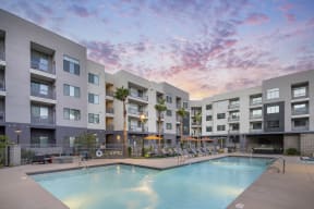 Pool at Parc Broadway Apartments