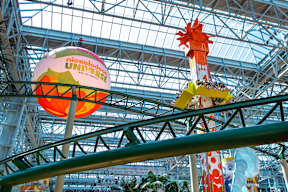 a view of the theme park inside amusement park