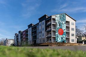 Landscape Picture of Apartment Building