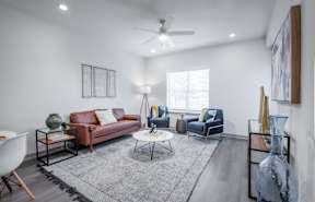 Living Room at Axel Row in Birmingham, Alabama